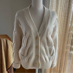 Carbon38 Chunky Button Front Cardigan
